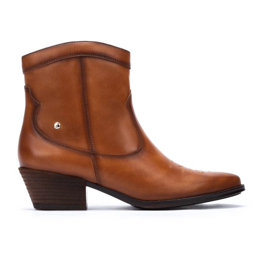 Women\'s Pikolinos VERGEL Ankle Boots Brown | NZ ZQ20957